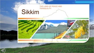 ‘
Sikkim
THE LAND OF PEACE AND
TRANQUILITY
 