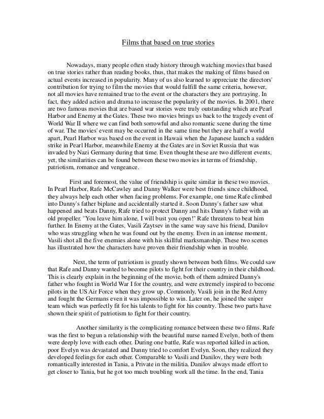 english essay assignment