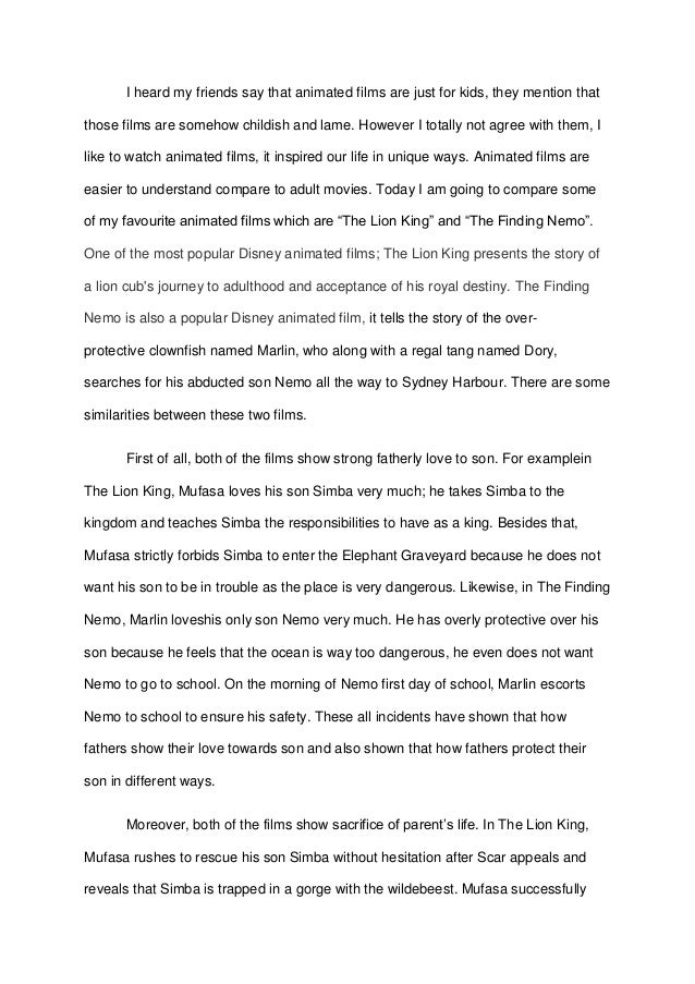 Compare and contrast essay on best friends