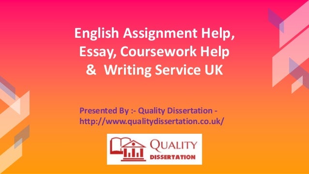As english coursework help