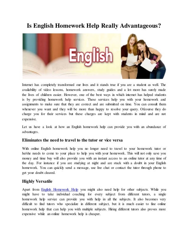 English homework help site