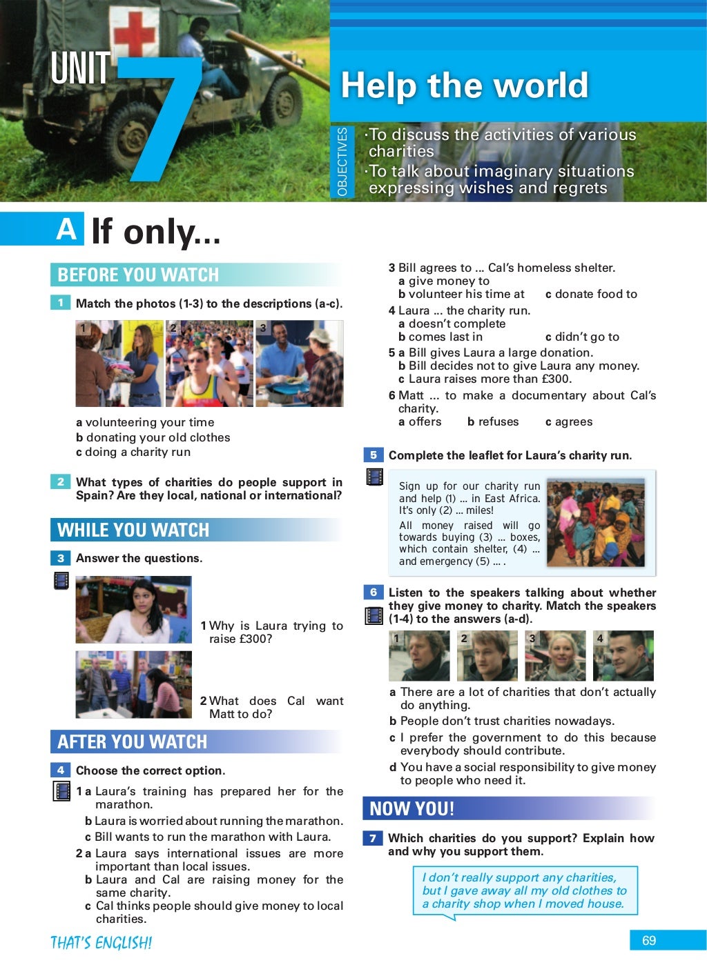 English Book 7 level B1