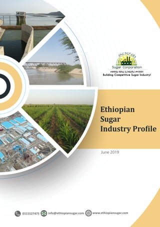 June 2019
Ethiopian
Sugar
Industry Pro�ile
0115527475 info@ethiopiansugar.com www.ethiopiansugar.com
 