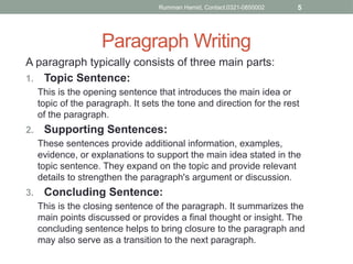 A Complete Paragraph Example English BSCS-Semester 2 (Almost Complete Outline).pptx
