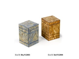 Eco B: Sky R.2003   Eco B: Soil R.2004
 