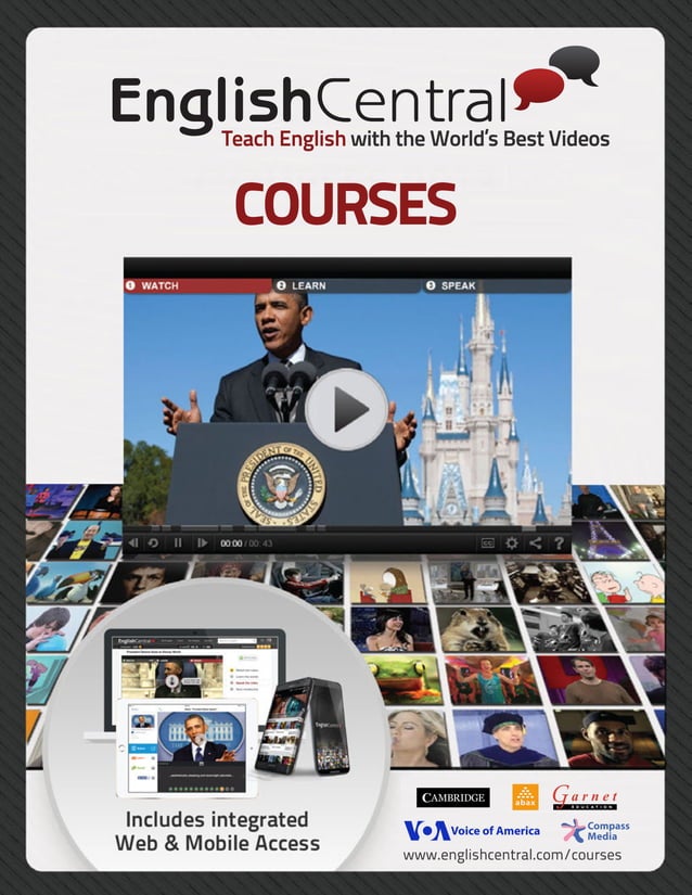 EnglishCentral Course Catalog PDF