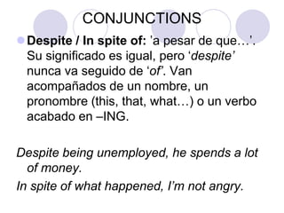 English class 19: Past continuous / Conjunctions | PPTX