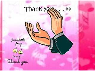 Thank you . . .  
