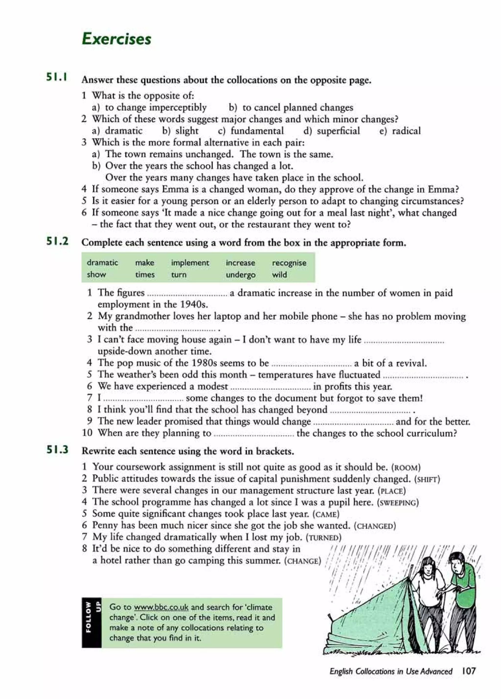 English collocations advanced
