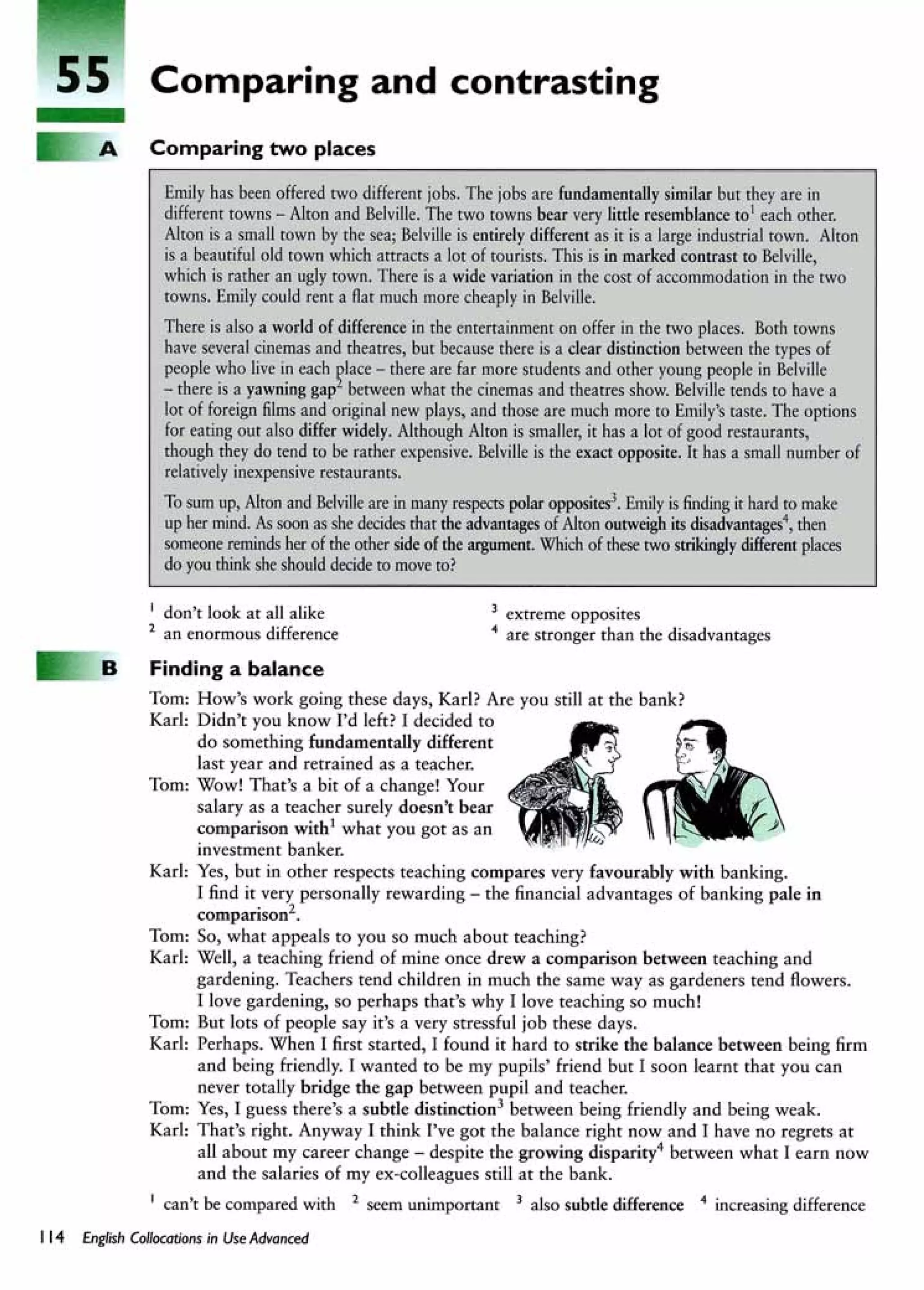 English collocations advanced