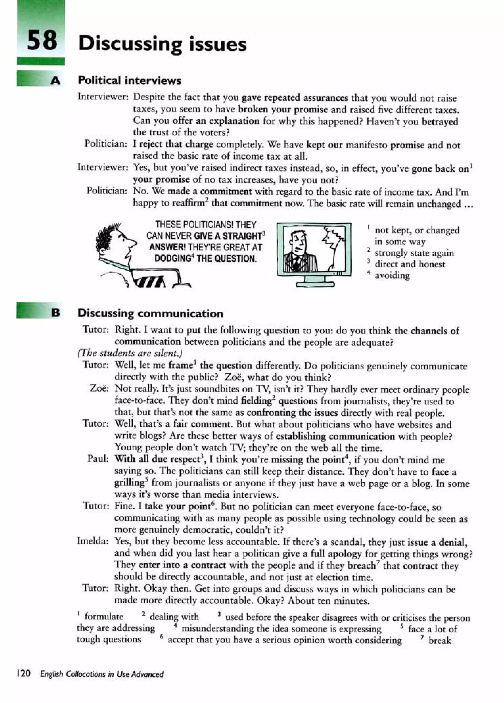 English collocations advanced