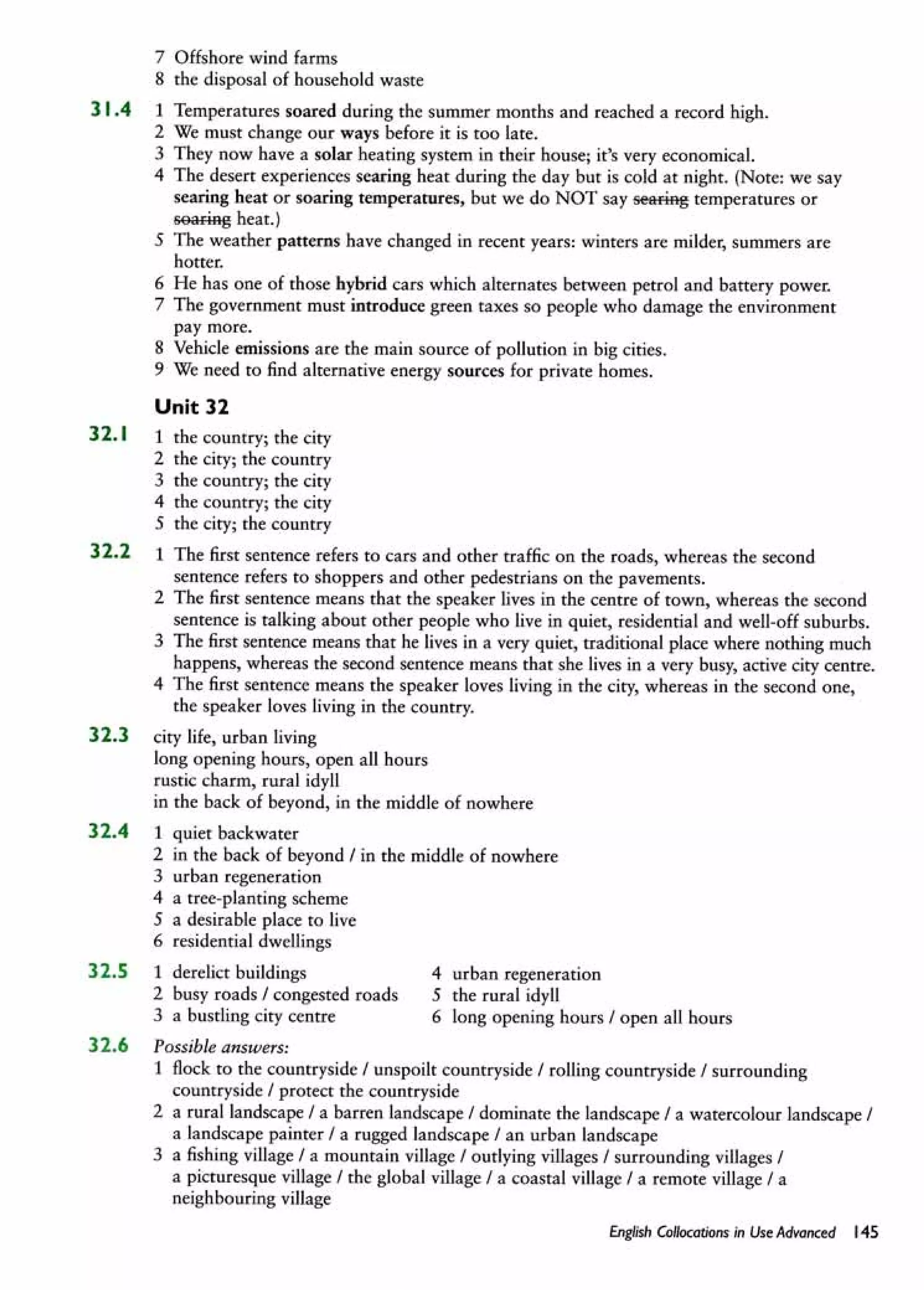 English collocations advanced