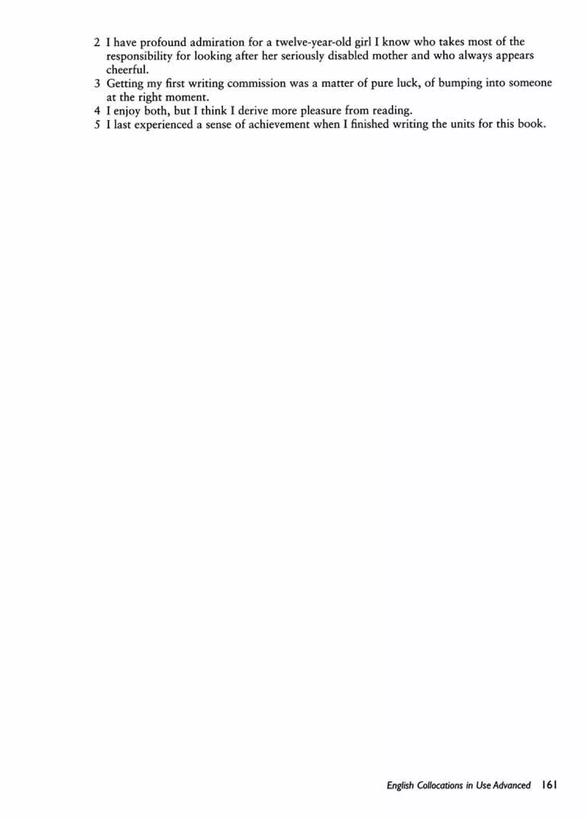 English collocations advanced