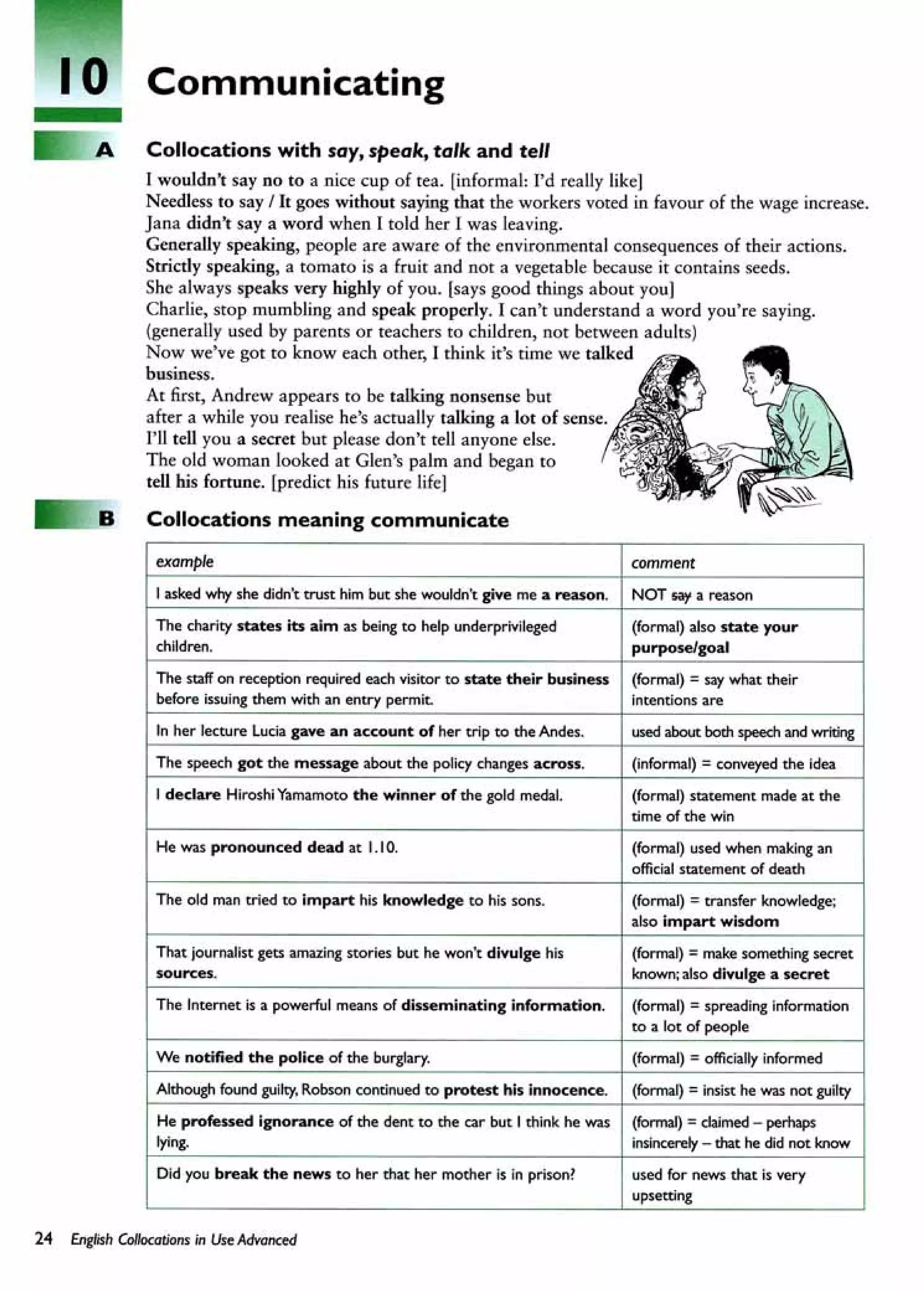 English collocations advanced