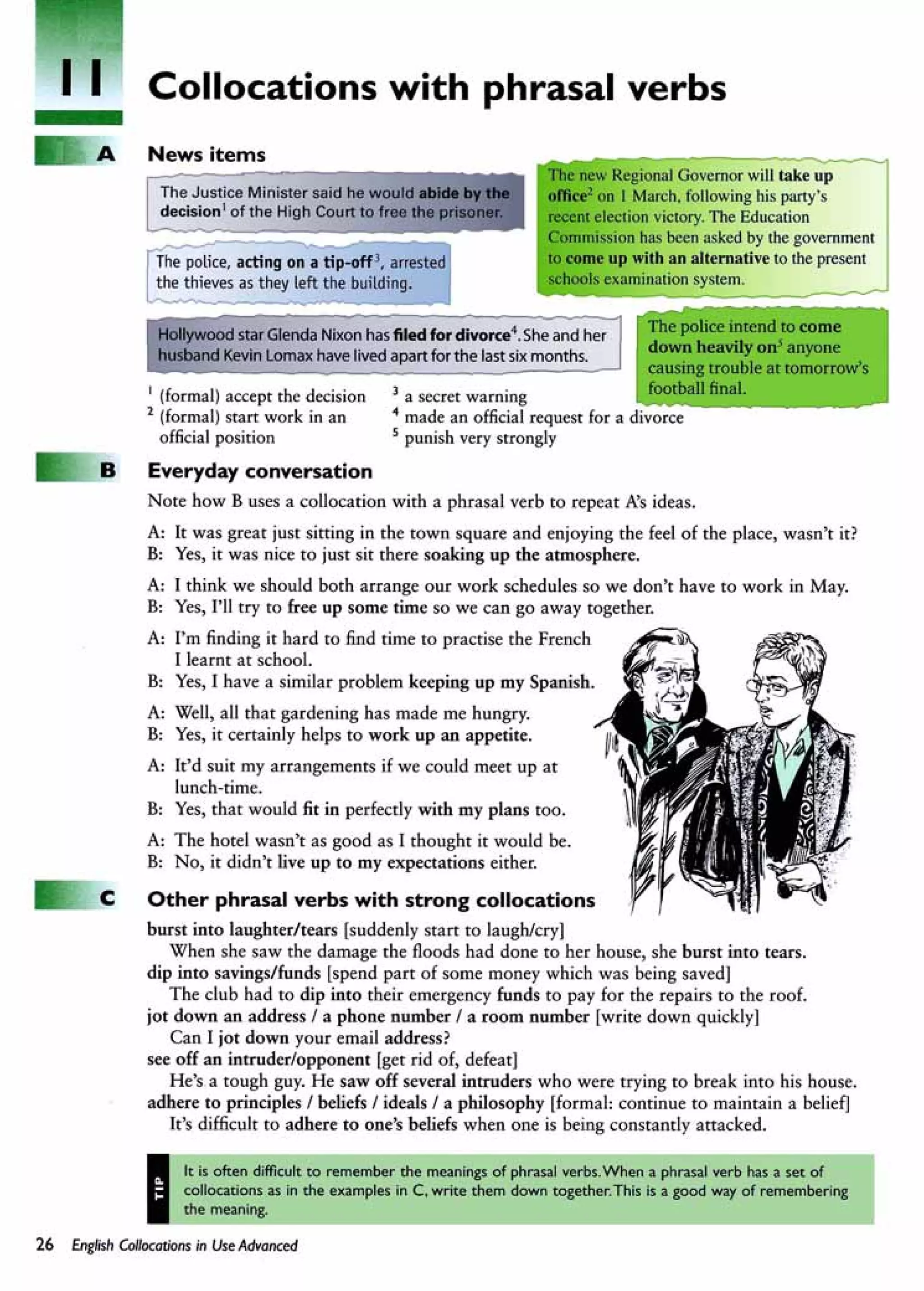 English collocations advanced