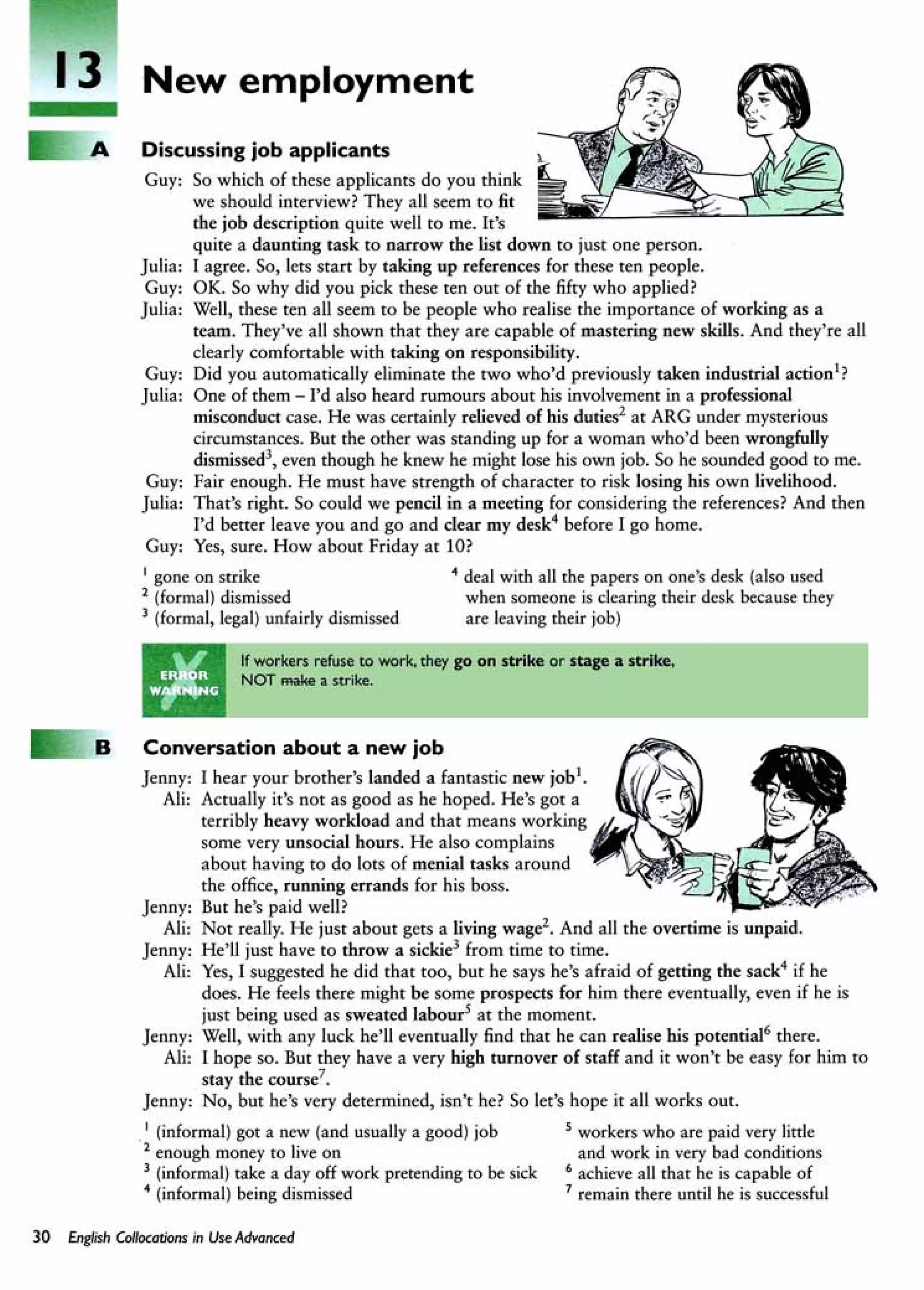 English collocations advanced
