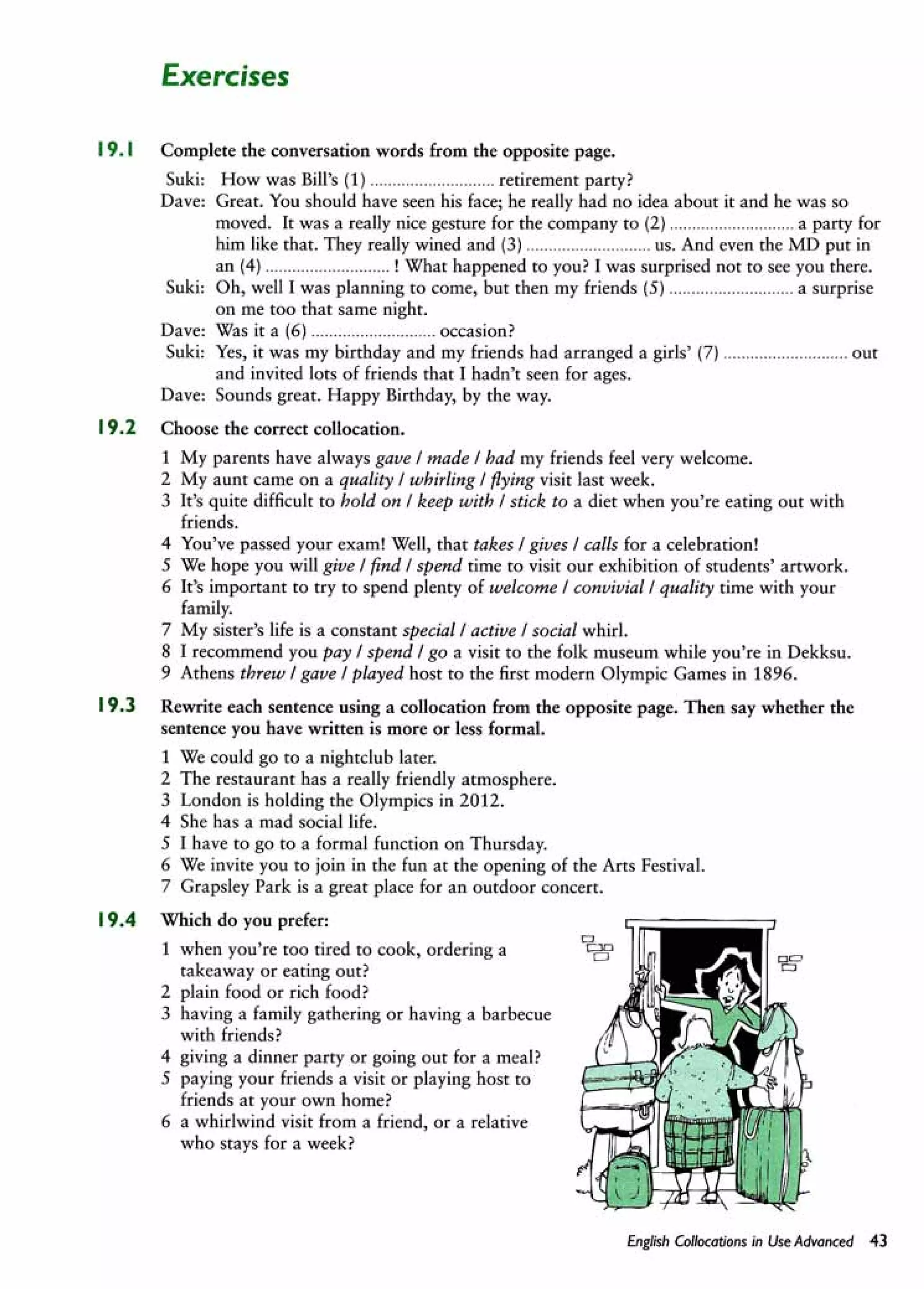 English collocations advanced