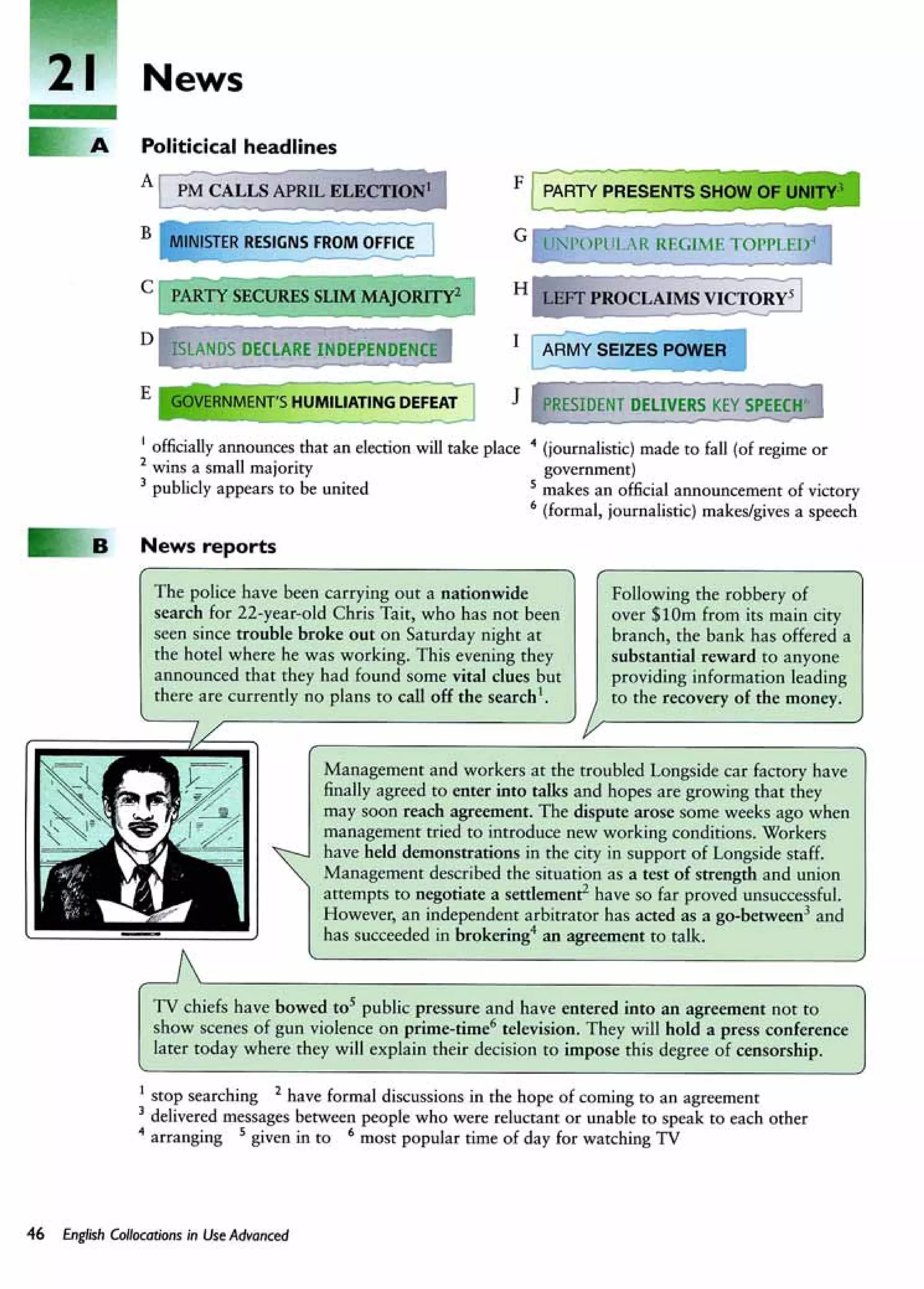 English collocations advanced