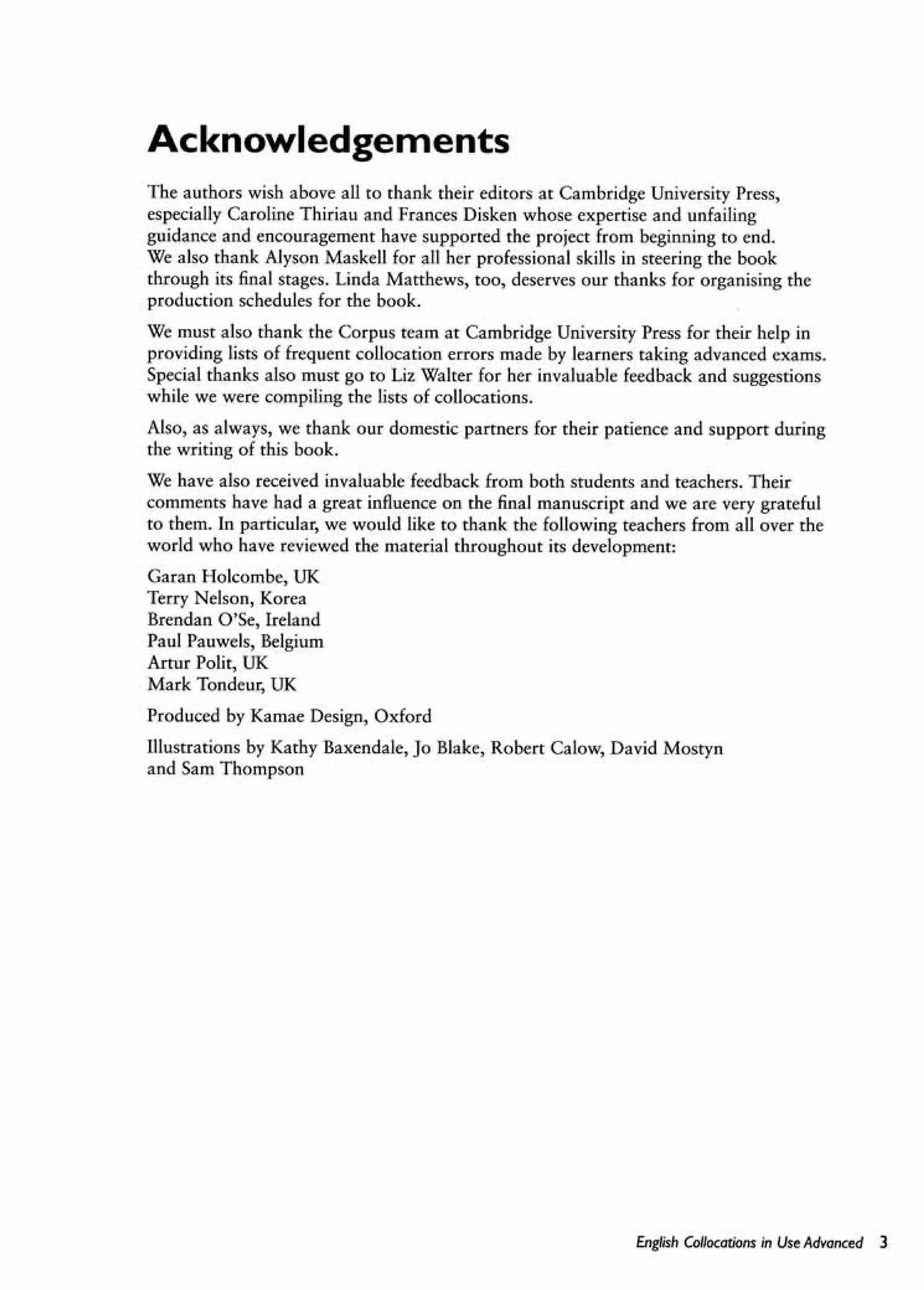 English collocations advanced