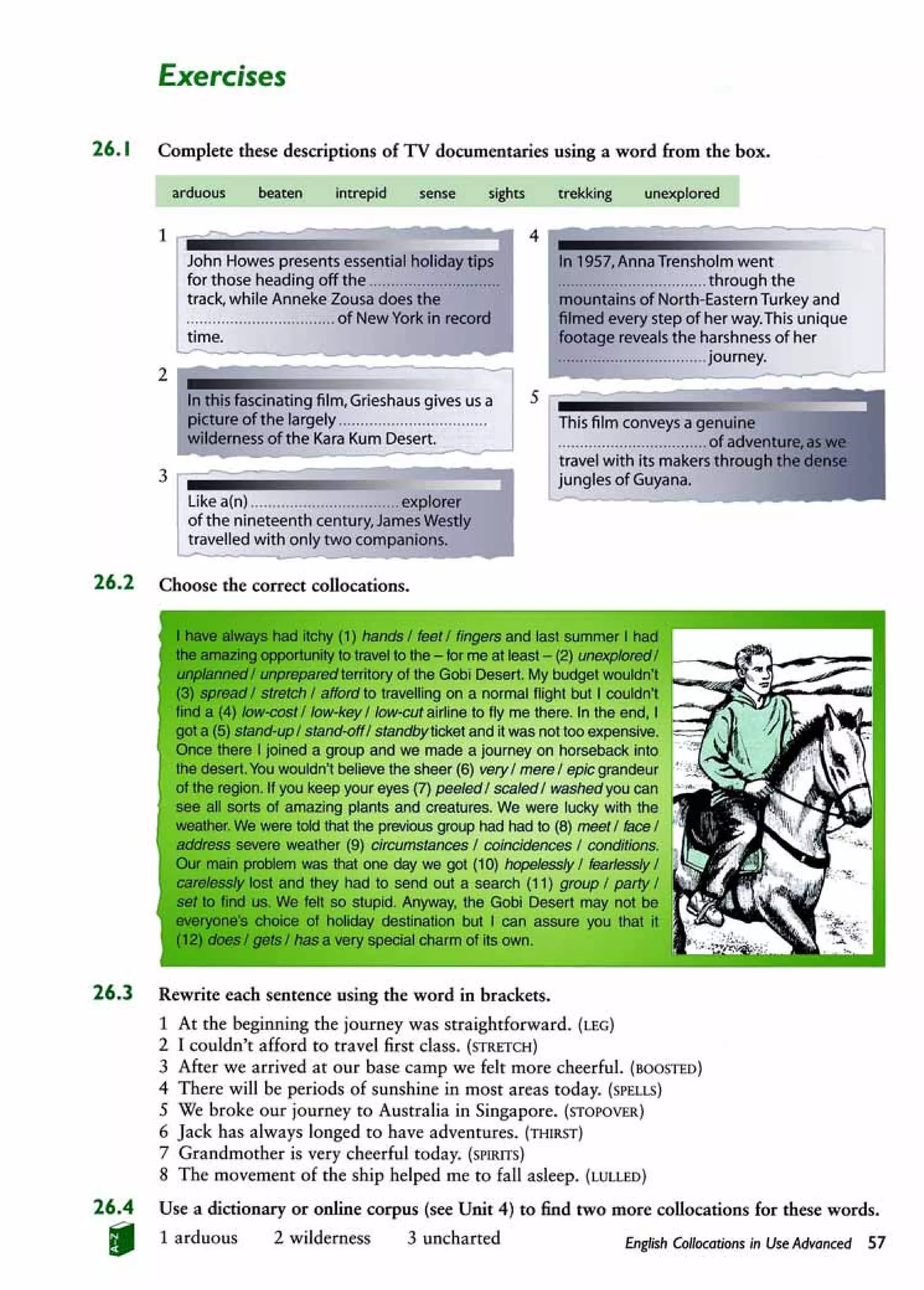 English collocations advanced