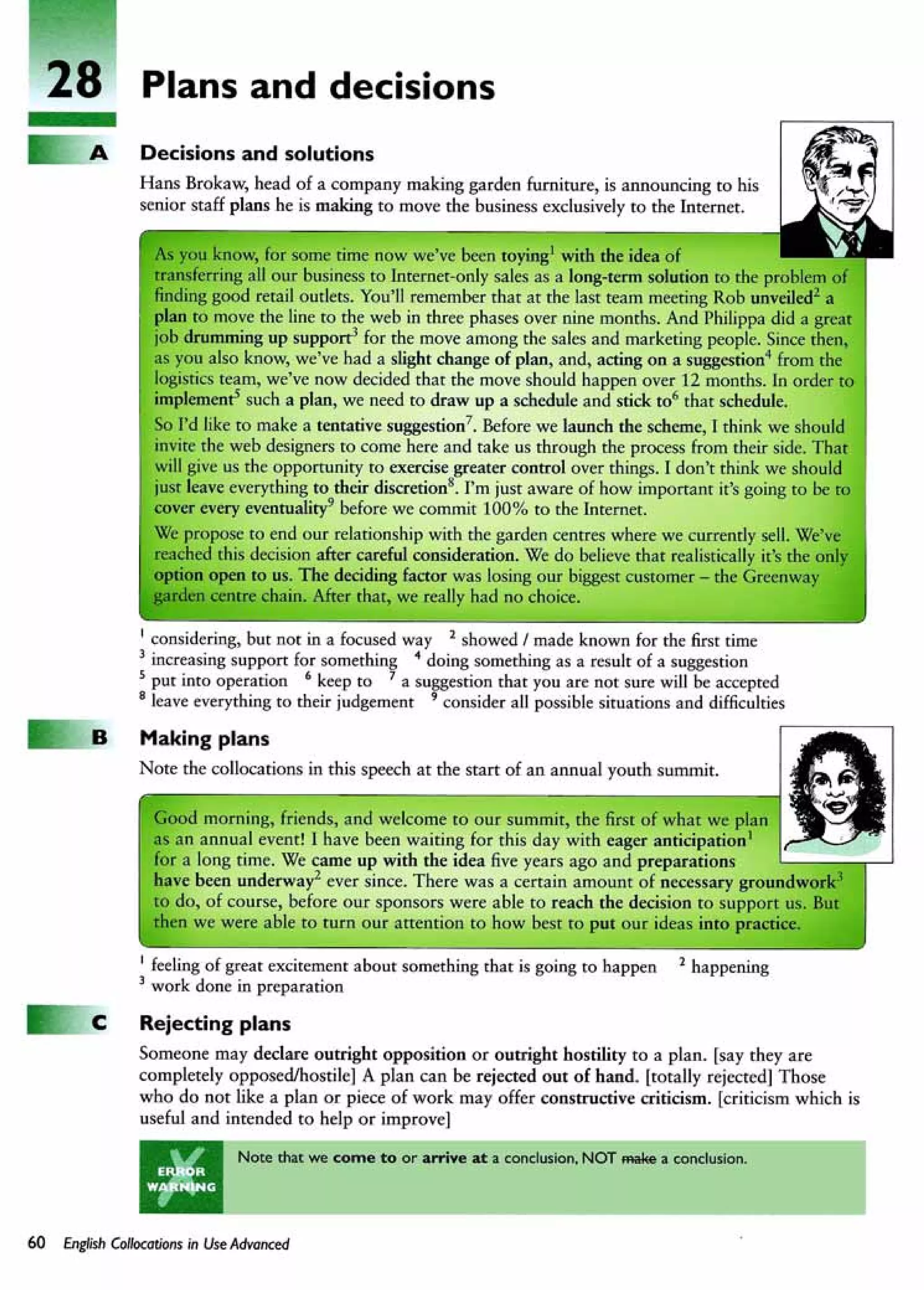 English collocations advanced