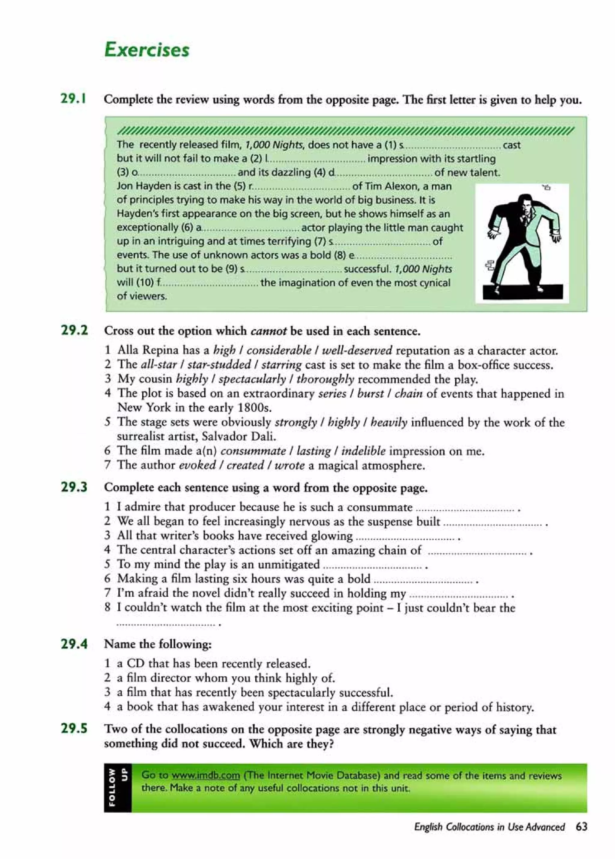 English collocations advanced