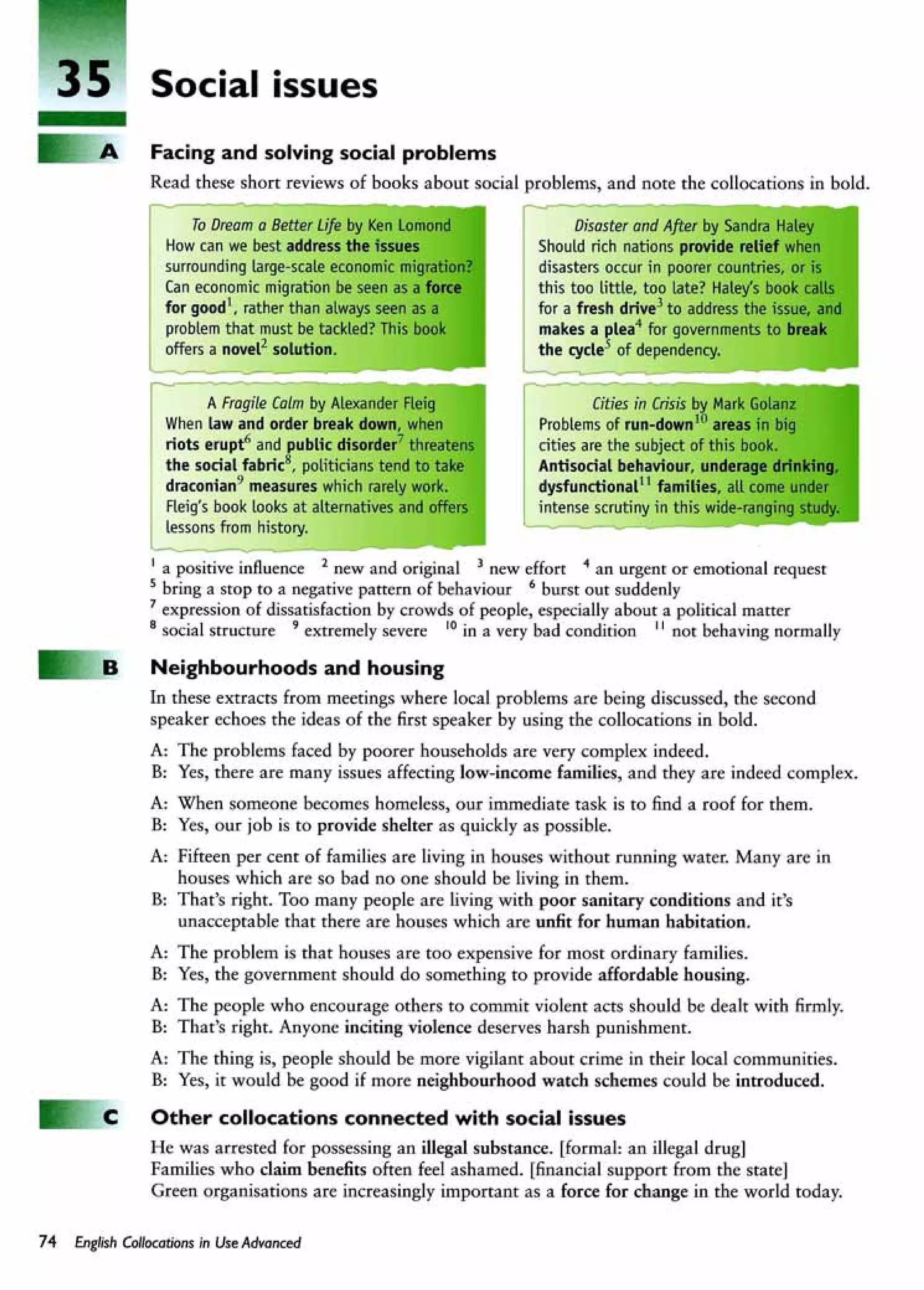 English collocations advanced