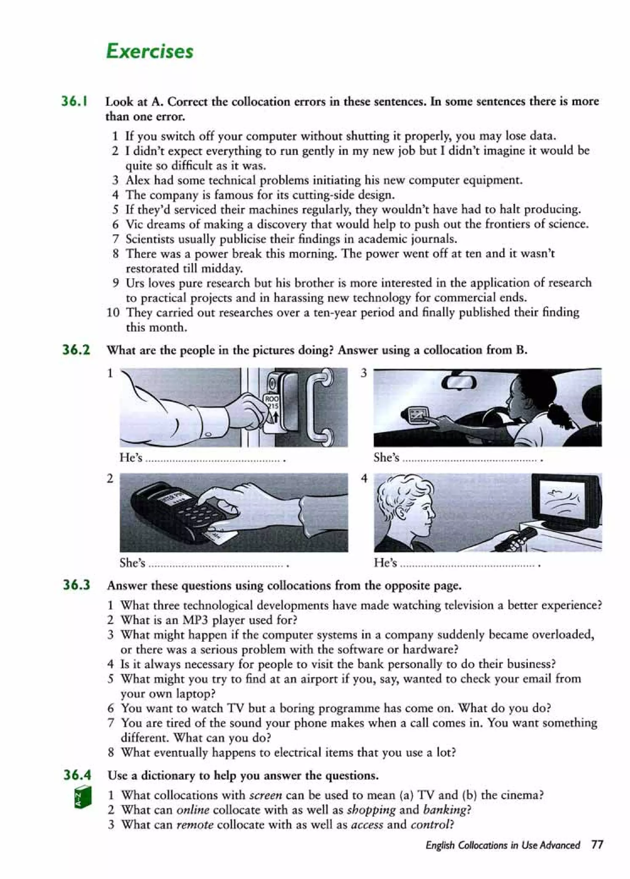 English collocations advanced