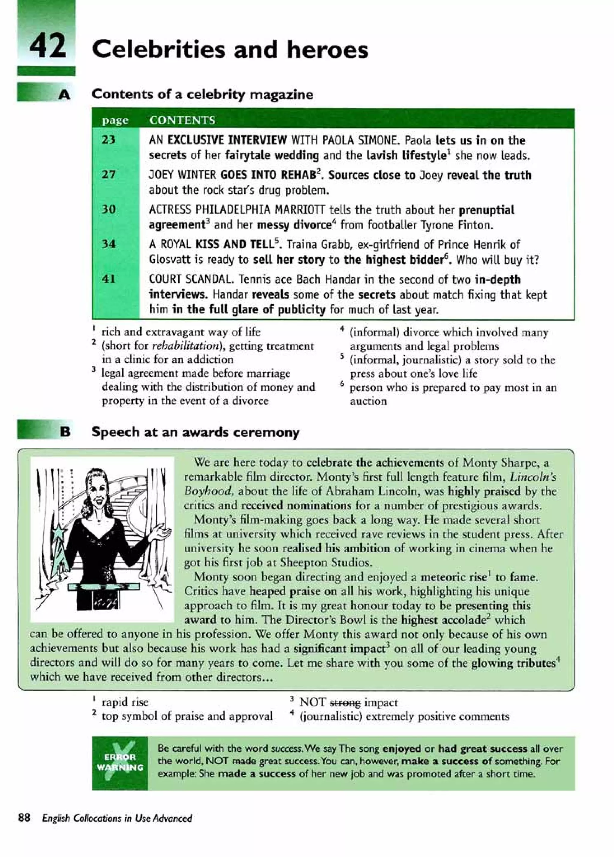 English collocations advanced