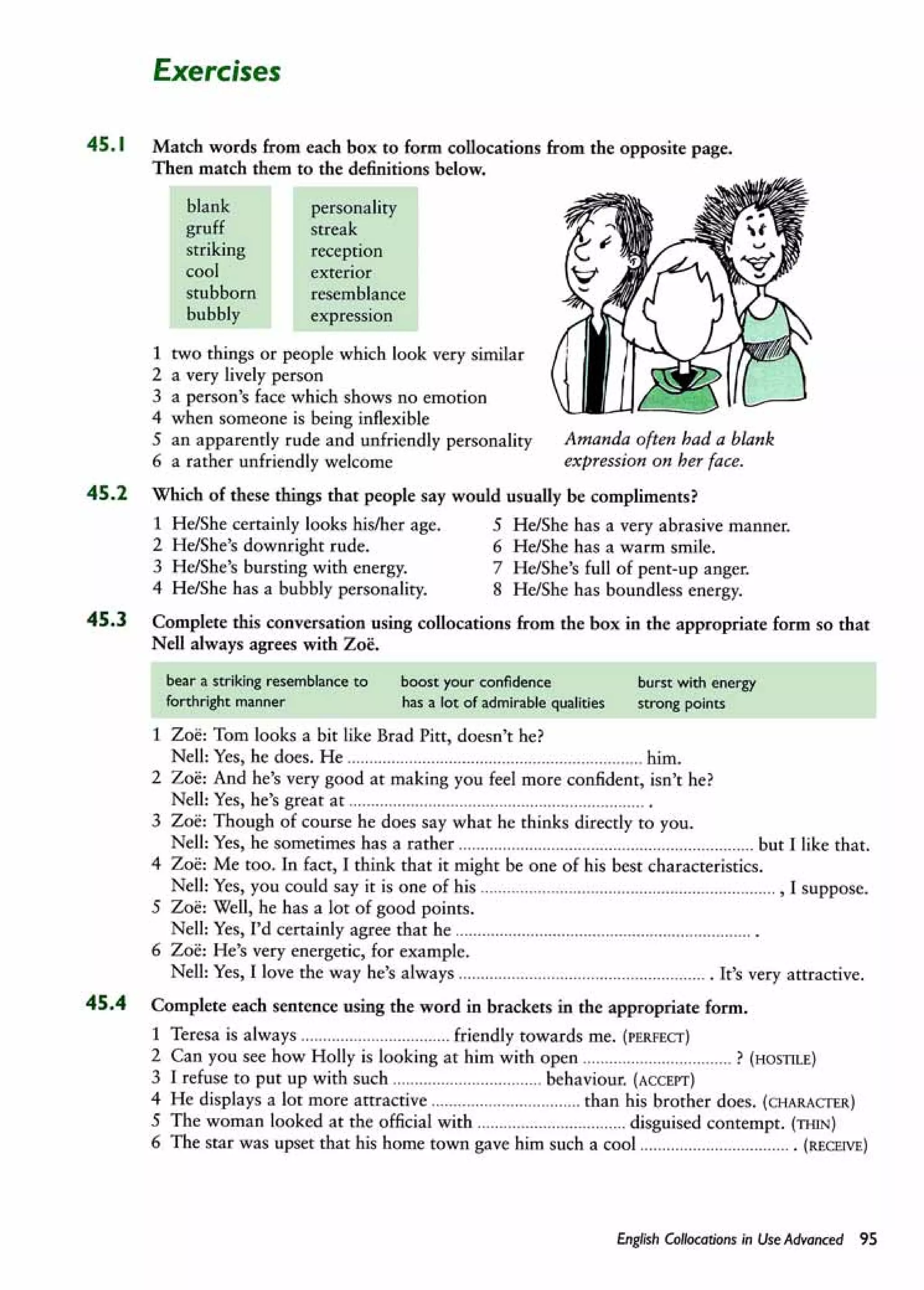 English collocations advanced