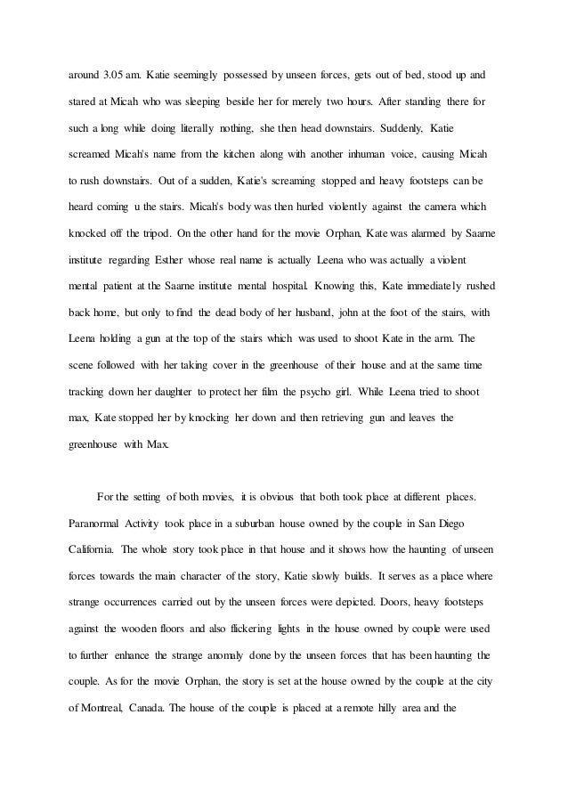 outline compare and contrast essay