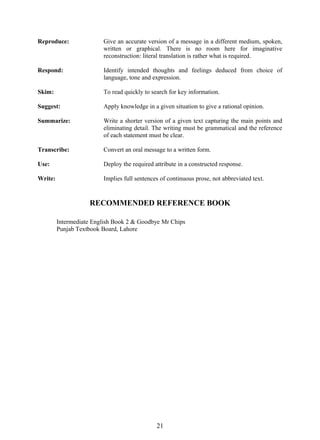 Compulsory Test Example English Compulsory Test for FMDC | DOC