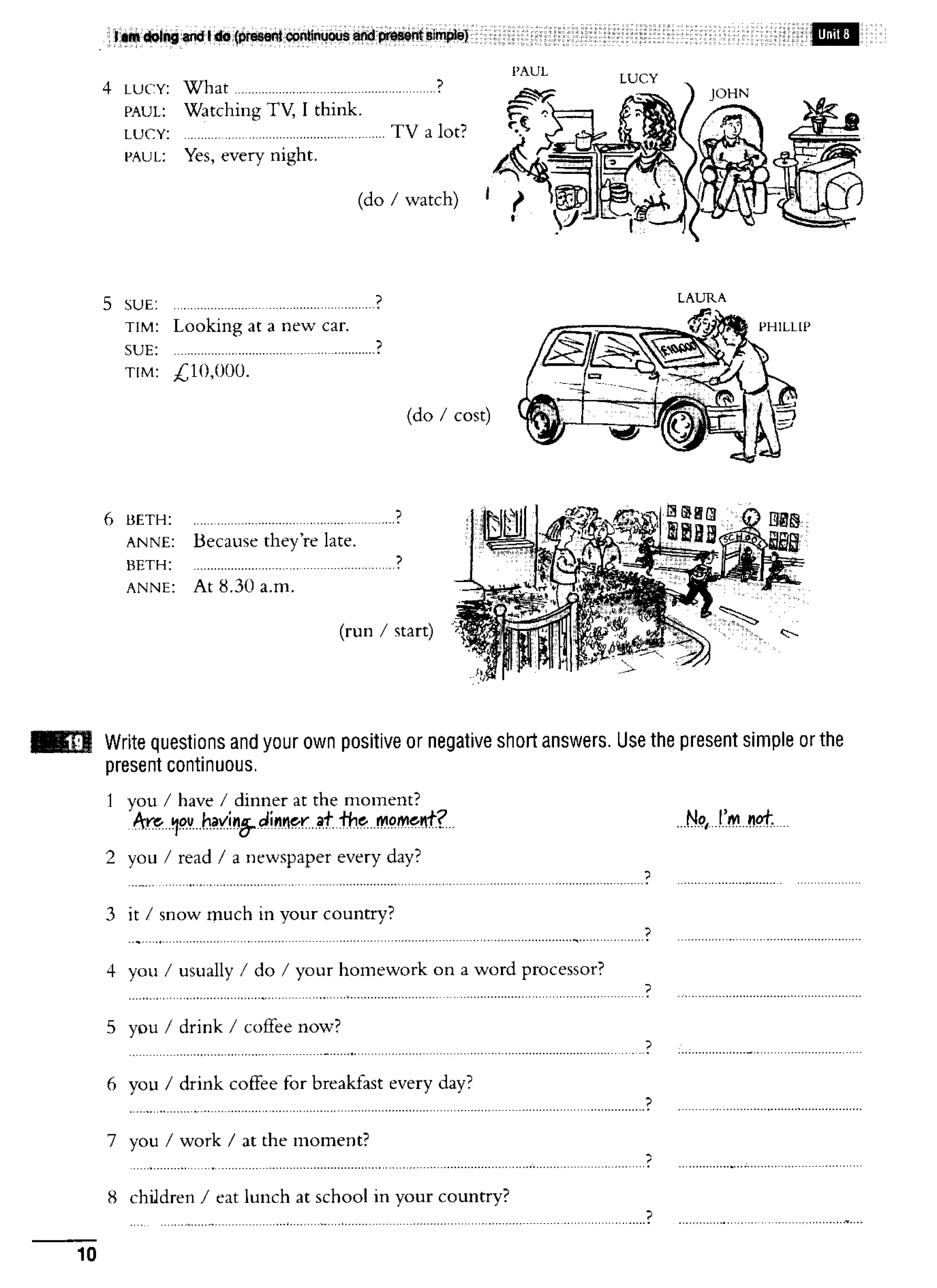 English course: essential grammar in use supplementary exercises