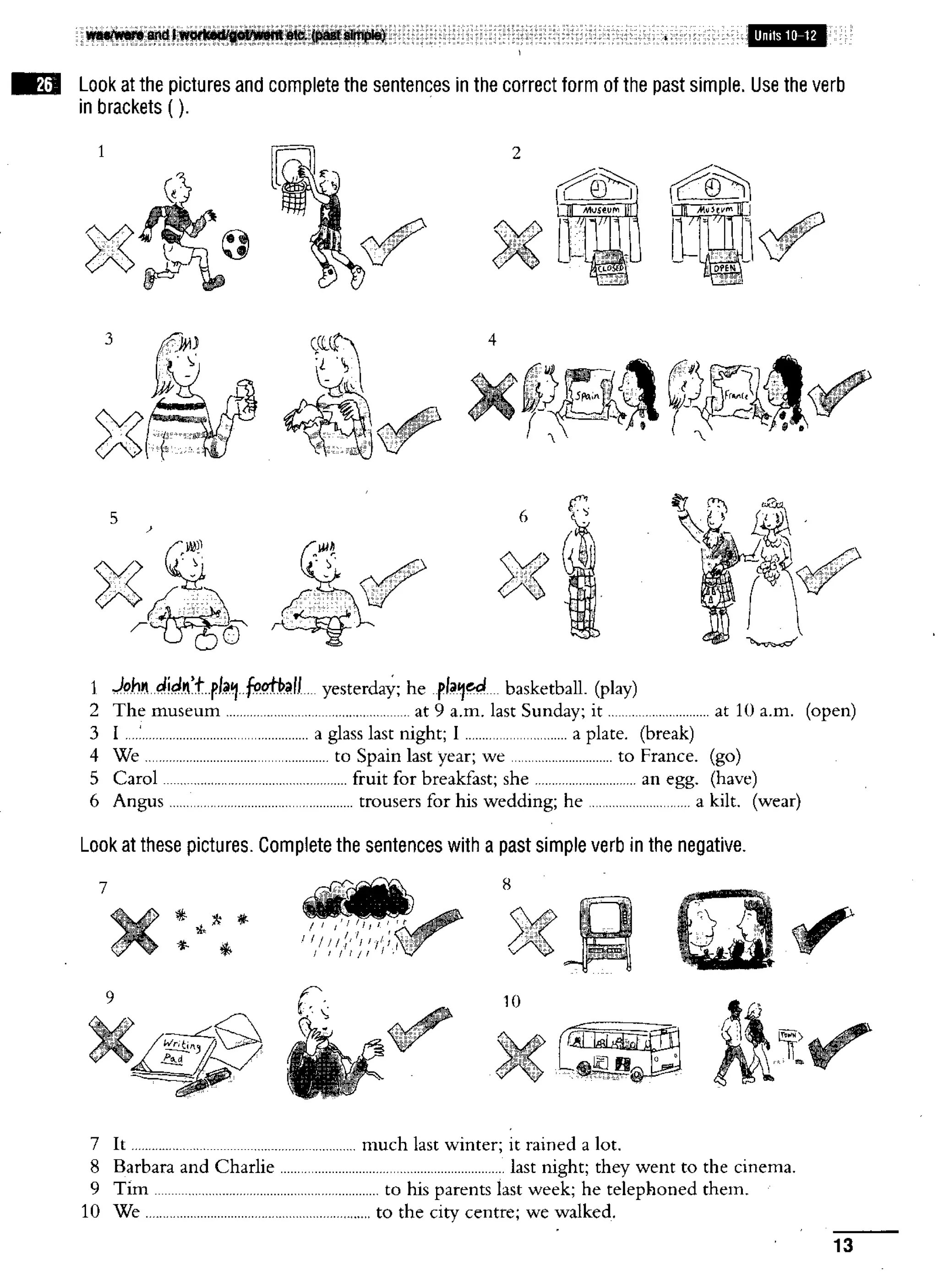 English course: essential grammar in use supplementary exercises