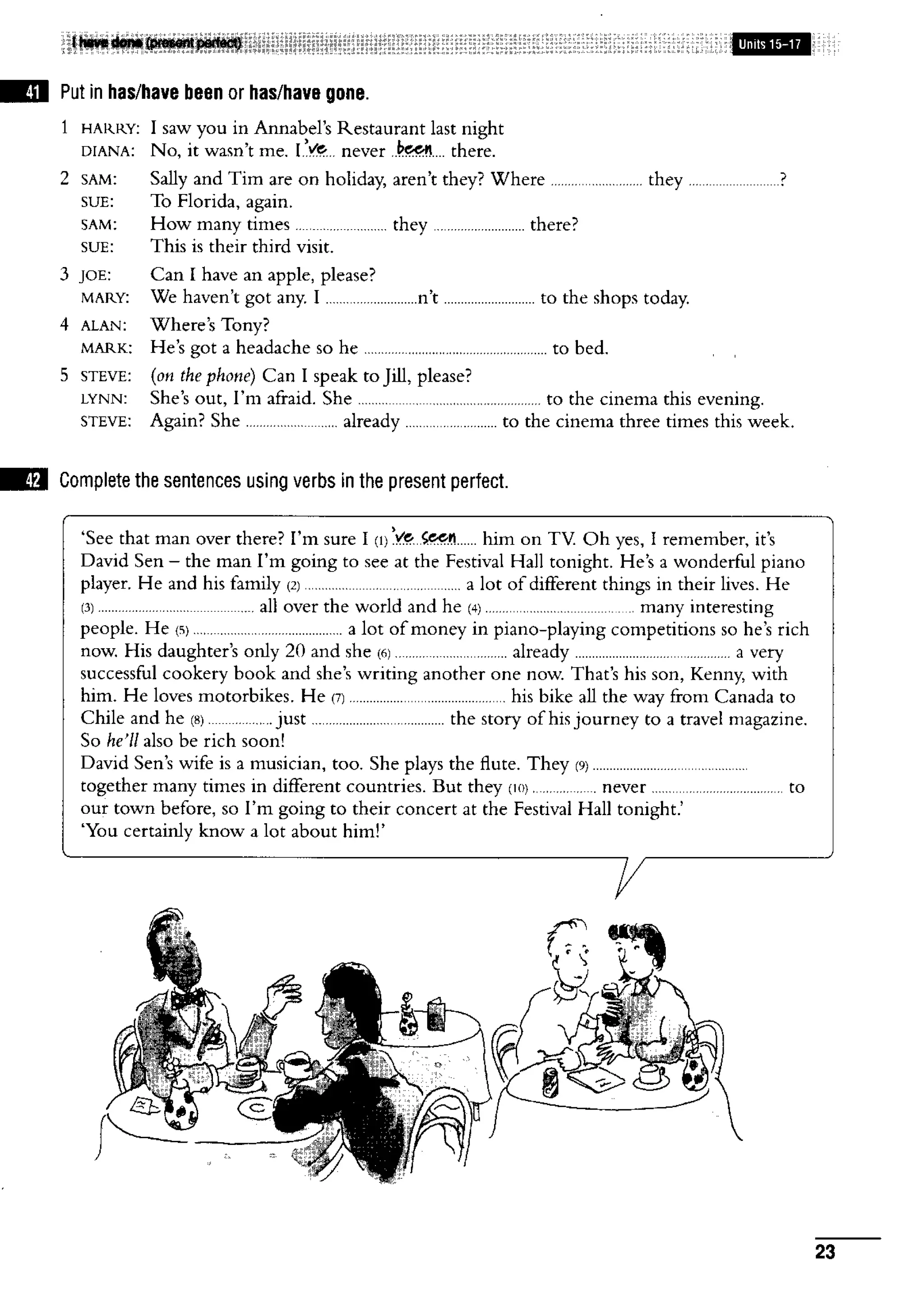 English course: essential grammar in use supplementary exercises