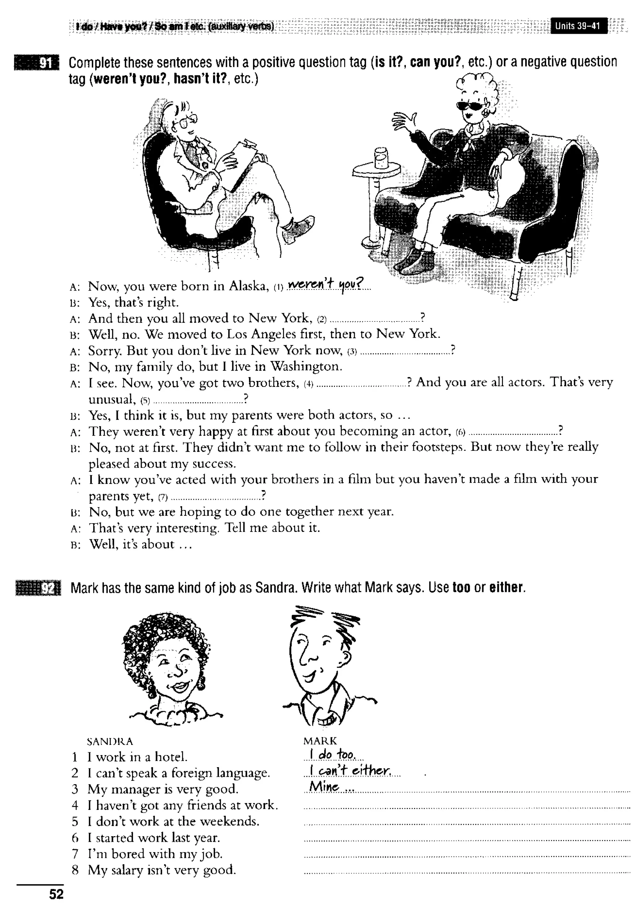 English course: essential grammar in use supplementary exercises