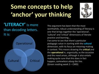  understand how different approaches and philosophies overlap
