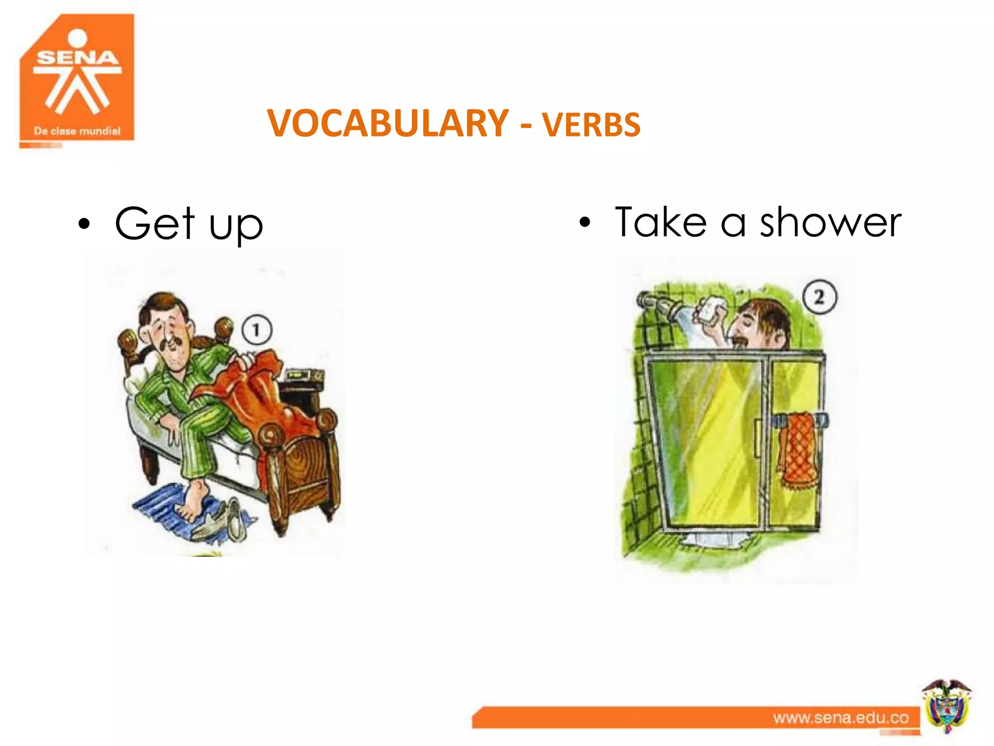 English daily routines | PPTX
