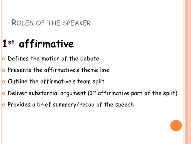 English Debate
