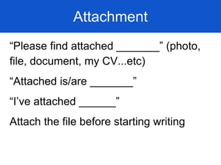 English email writing 101 | PDF