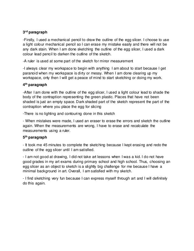I am pencil essay