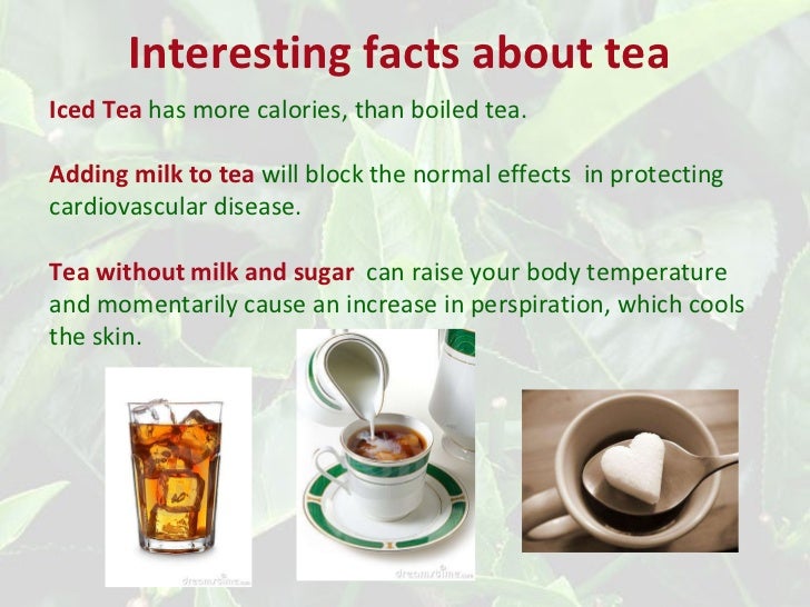 TEA TO DRINK OR NOT TO DRINK?