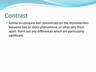English exam revision terminology explained | PPTX