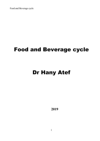 English food &beverages dr hany 