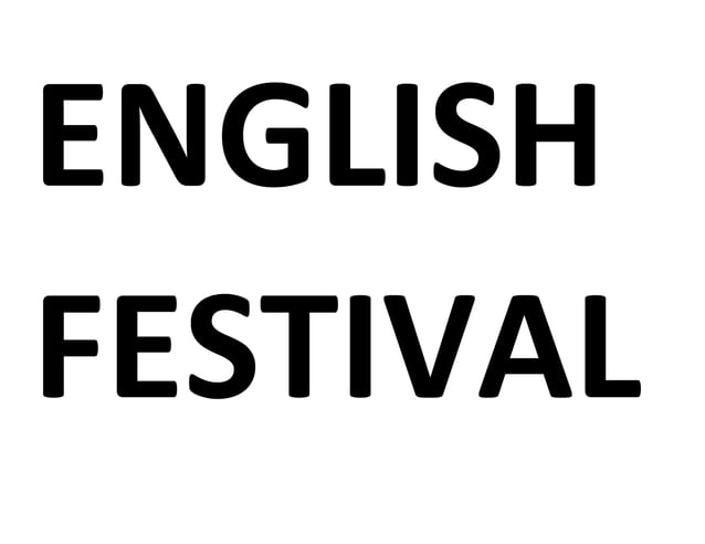 English festival theme