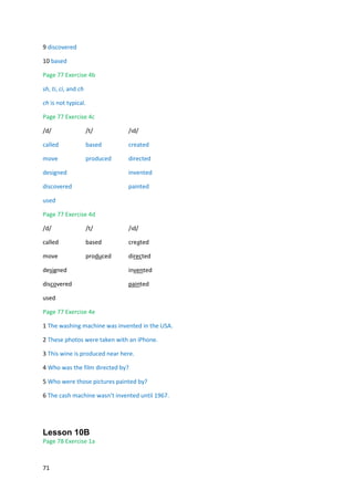 English File 3e Pre Int Sb Answer Key