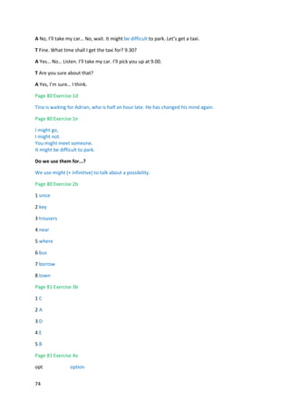 English File 3e Pre Int Sb Answer Key
