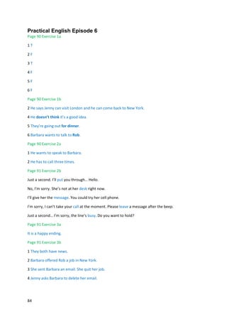 English File 3e Pre Int Sb Answer Key