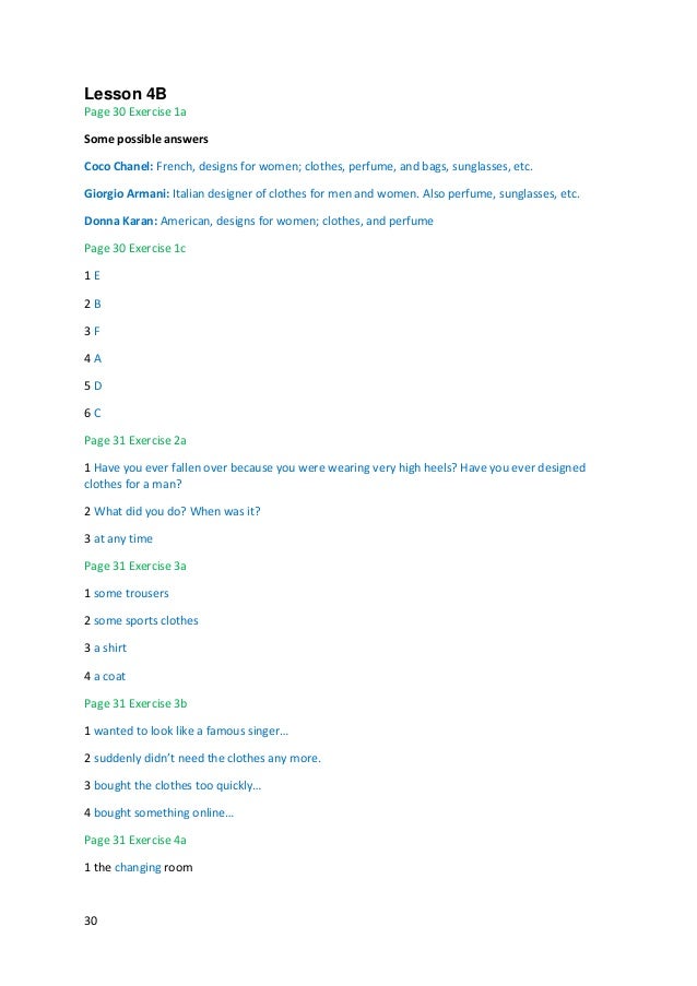 English File 3e Pre Int Sb Answer Key