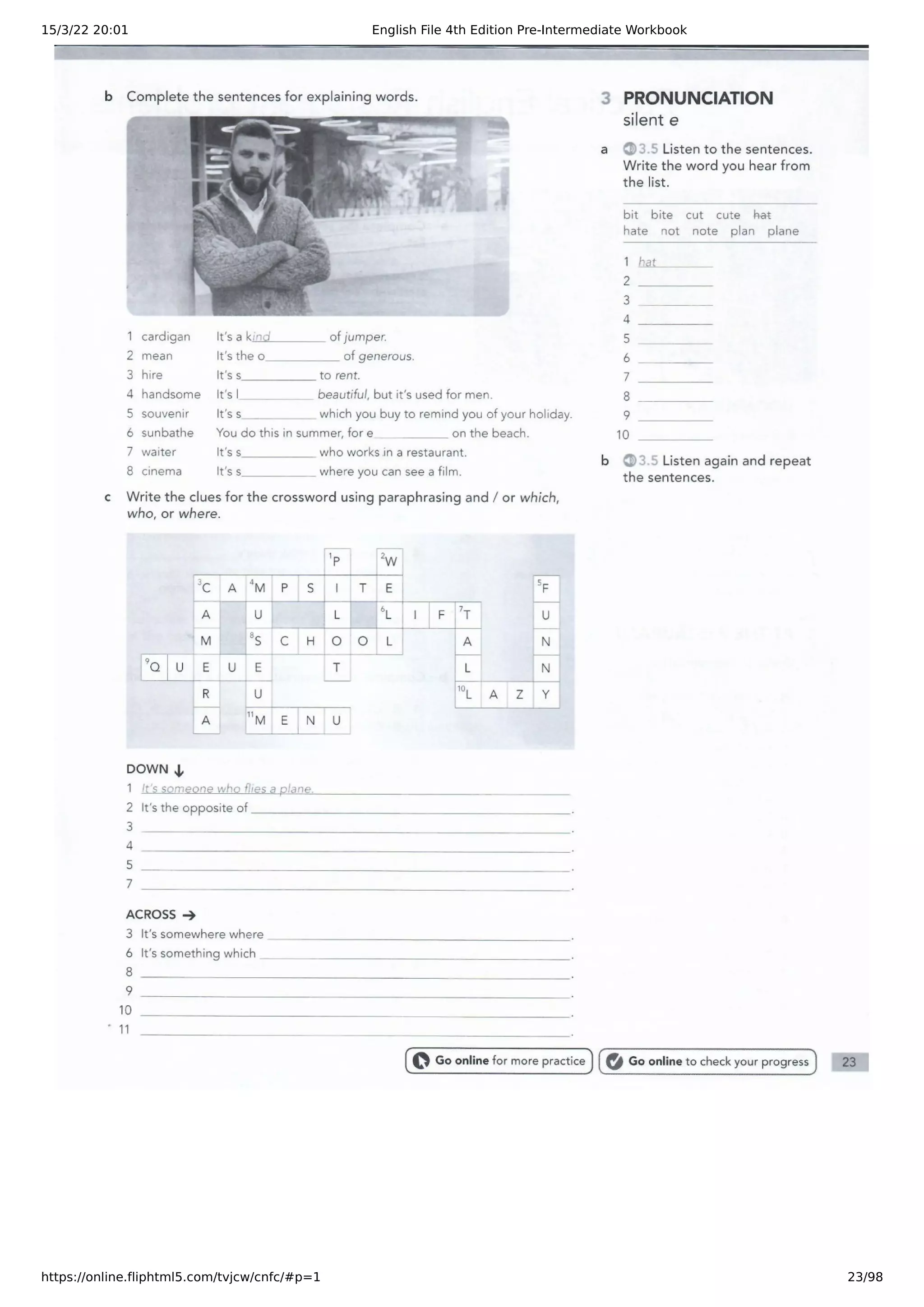 English File 4th Edition Pre Intermediate Workbook Pdf English File 4th Edition Pre Intermediate Workbook Pdf
